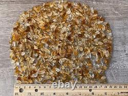 Grade A+++Citrine Semi Tumbled Gemstone Large Chips 5 16 mm, Wholesale Bulk Lot