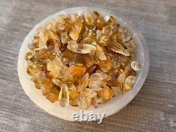 Grade A+++Citrine Semi Tumbled Gemstone Large Chips 5 16 mm, Wholesale Bulk Lot