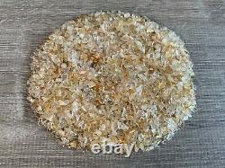 Grade A++ Citrine Semi Tumbled Gemstone Mini Chips 3 5 mm, Wholesale Bulk Lot