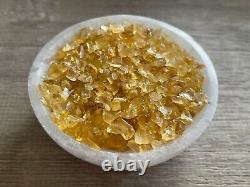 Grade A+++Citrine Semi Tumbled Gemstone Mini Chips 3 6 mm, Wholesale Bulk Lot