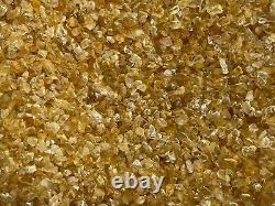 Grade A+++Citrine Semi Tumbled Gemstone Mini Chips 3 6 mm, Wholesale Bulk Lot