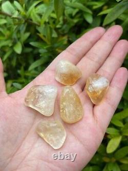 Grade A++ Citrine Tumbled Stone, 0.5-1 Tumbled Heated Citrine, Wholesale Bulk