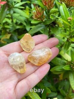 Grade A++ Citrine Tumbled Stone, 0.5-1 Tumbled Heated Citrine, Wholesale Bulk