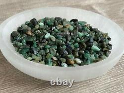 Grade A++ Emerald Semi Tumbled Gemstone Mini Chips 4 8 mm, Wholesale Bulk Lot