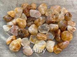 Grade A++Golden Healer Quartz Tumbled Stones 0.75-1.25, Wholesale Bulk Lot