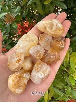 Grade A++Golden Healer Quartz Tumbled Stones 0.75-1.25, Wholesale Bulk Lot