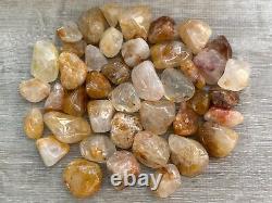 Grade A++Golden Healer Quartz Tumbled Stones 0.75-1.25, Wholesale Bulk Lot