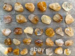 Grade A++Golden Healer Quartz Tumbled Stones 0.75-1.25, Wholesale Bulk Lot