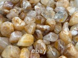 Grade A++Golden Healer Quartz Tumbled Stones 0.75-1.25, Wholesale Bulk Lot