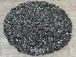 Grade A++ Hematite Semi Tumbled Gemstone Mini Chips 3 7 mm, Wholesale Bulk Lot