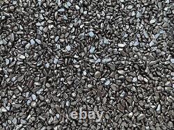 Grade A++ Hematite Semi Tumbled Gemstone Mini Chips 3 7 mm, Wholesale Bulk Lot
