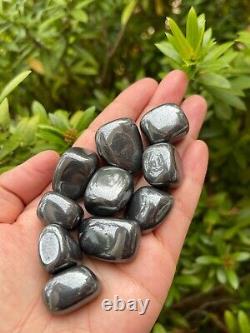 Grade A++ Hematite Tumbled Stones, 0.75-1.25 Tumbled Hematite, Wholesale Bulk
