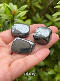 Grade A++ Hematite Tumbled Stones, 0.75-1.25 Tumbled Hematite, Wholesale Bulk