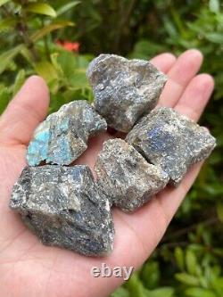 Grade A++ Labradorite Raw Natural Stone, 1-2 Rough Labradorite, Wholesale Lot