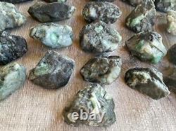 Grade A++ Large Emerald Rough Stones, 2 3 Inch Raw Emerald, Wholesale Bulk Lot