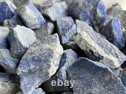 Grade A+ Large Lapis Lazuli Raw Stone 2-3 Inches, Wholesale Bulk Lot