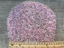 Grade A++ Rose Quartz Semi Tumbled Gemstone Mini Chips 3-8mm, Wholesale Bulk Lot