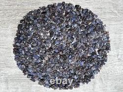 Grade A++ Sapphire Semi Tumbled Gemstone Mini Chips 3 -12mm, Wholesale Bulk Lot