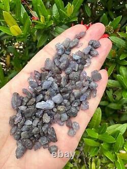 Grade A++ Sapphire Semi Tumbled Gemstone Mini Chips 3 -12mm, Wholesale Bulk Lot