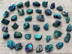 Grade A++ Small Chalcopyrite Natural Stone, Raw Peacock Ore, Wholesale Bulk Lot