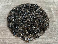 Grade A++ Smoky Quartz Semi Tumbled Gemstone Mini Chip 3- 6mm, Wholesale Bulk Lot