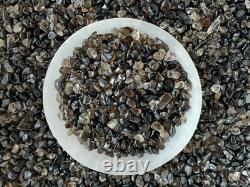 Grade A++ Smoky Quartz Semi Tumbled Gemstone Mini Chip 3- 6mm, Wholesale Bulk Lot