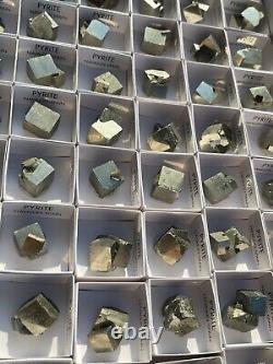 Grade A++ Spanish Pyrite Cube, Fools Gold Rock Reiki Crystal, Wholesale Bulk Lot