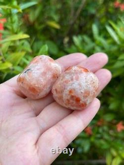 Grade A++ Sunstone Tumbled Stone, 1-1.25 Tumbled Sunstone, Wholesale Bulk Lot