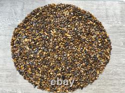 Grade A++ Tiger Eye Semi Tumbled Gemstone Mini Chip 2-5 mm, Wholesale Bulk Lot