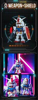 Gundam Qmsv-mini Cute Art Designer Toy Figurine Collectible Figure Display Gift