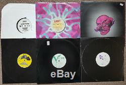 HARDCORE HAPPY RAVE OLD SKOOL 1990s 12 VINYL RECORD COLLECTION LOT DJ BUNDLE