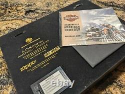 HARLEY DAVIDSON New Zippo Lighters Bradford Exchange Collection & Display Case