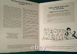 HEAVY METAL ORIGINAL CEL PORTFOLIO, LTD. ED. #738/1000, 8 PRODUCTION CELS, withCOA