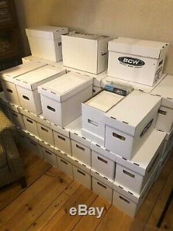 HUGE Comic Book Collection 8,500+ DC Marvel SILVER AGE Batman E Gerber Mylar