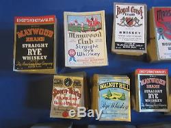 HUGE Wholesale lot of 8,000 Old Vintage 1930's WHISKEY & GIN LABELS BOSTON