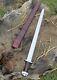 Hand Forged High Carbon Steel Viking Sword Sharp / Battle Ready Medieval Sword
