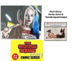 Harley Quinn! Margot Robbie Hand Signed! Suicide Squad Comics + DVD + Free $hip