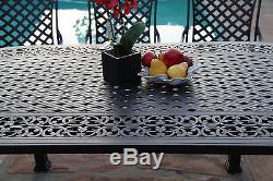 Heaven Collection Aluminum Outdoor Patio Furniture 9 Piece Dining Set AO CBM6930