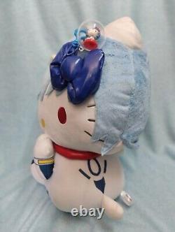 Hello? Kitty Evangelion Ayanami REI 18/45 cm. BIG Plush Pre-owned? + 1 Figure