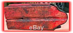 Hit n Miss Stetson gas engine oil can & wooden tool box combination