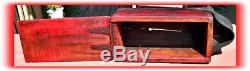 Hit n Miss Stetson gas engine oil can & wooden tool box combination