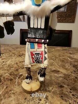 Hopi Kachina Dolls Eagle Owl Hoop Dancer 12-16 Tall Signed