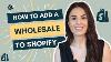How To Add A Wholesale Area To Your Shopify Store 2023 No Coding Shopify Online Store 2 0