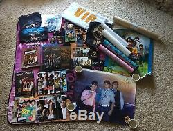 Huge Jonas Brothers Collection Lot of 48 Tour Shirt CD DVD Book Signed Poster