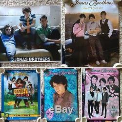 Huge Jonas Brothers Collection Lot of 48 Tour Shirt CD DVD Book Signed Poster