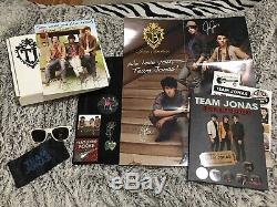 Huge Jonas Brothers Collection Lot of 48 Tour Shirt CD DVD Book Signed Poster