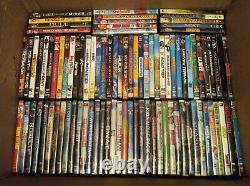 Huge Lot 175 DVD Movies Kids Disney Horror Thriller Action Blockbusters with cases