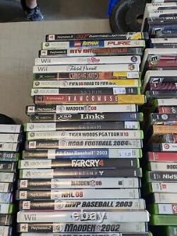 Huge Lot Of 165 Video Games Video Game Lot Nintendo PlayStation Xbox Wholesale