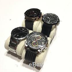 Huge Lot Swiss Watches Guess Collection, Bulova, Diesel, Armani, Invicta & More