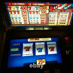 IGT RARE S Plus. SLANT TOP SLOT MACHINE! Triple diamond and red white and blue